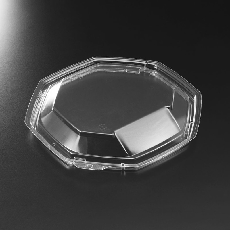 中央化学 プレート容器　TPオルマ　八角21　内嵌合蓋   50枚/束（ご注文単位8束）【直送品】