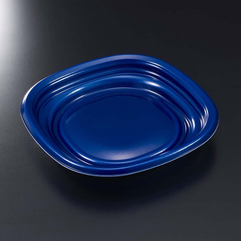 中央化学 プレート容器　TPオルマ　K21　本体  紺 50枚/束（ご注文単位8束）【直送品】