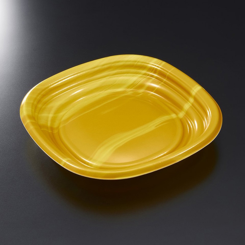 中央化学 プレート容器　TPオルマ　K21　本体  ベジーY 50枚/束（ご注文単位8束）【直送品】