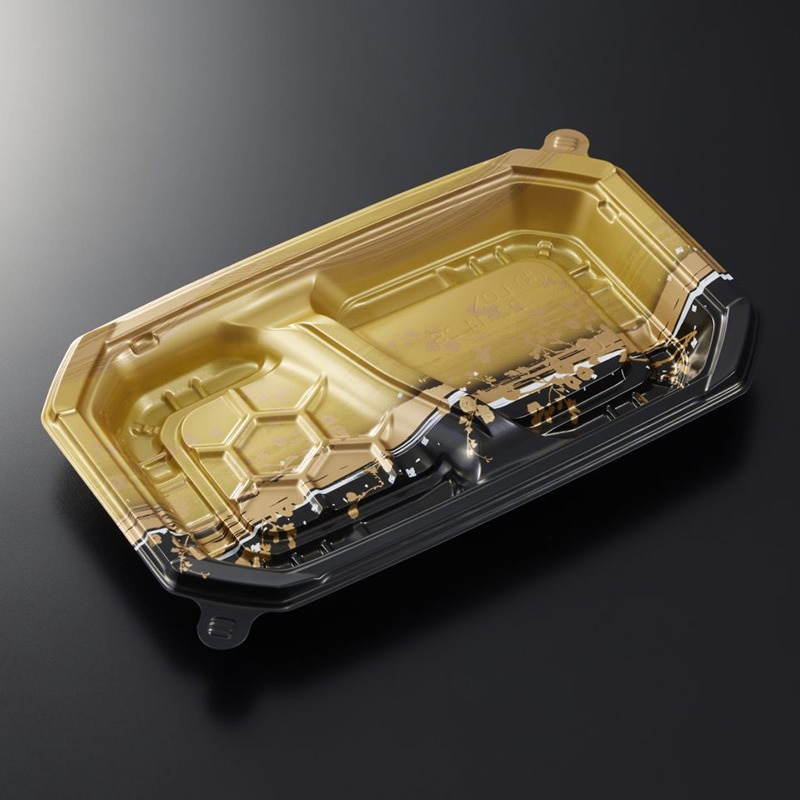 中央化学 弁当容器 CTロックス 22-14 2S 本体 耀G 50枚/束(ご注文単位20束)【直送品】