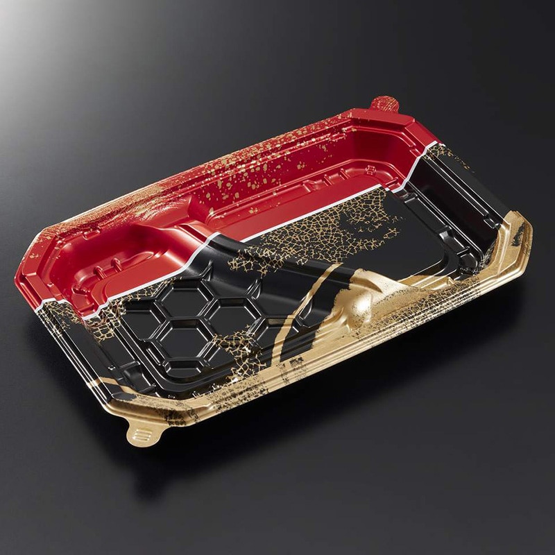 中央化学 弁当容器 CTロックス 24-16 2S 本体 栄華R 50枚/束(ご注文単位18束)【直送品】