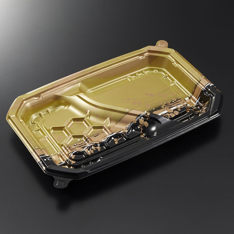 中央化学 弁当容器 CTロックス 24-16 2S 本体 耀G 50枚/束(ご注文単位18束)【直送品】