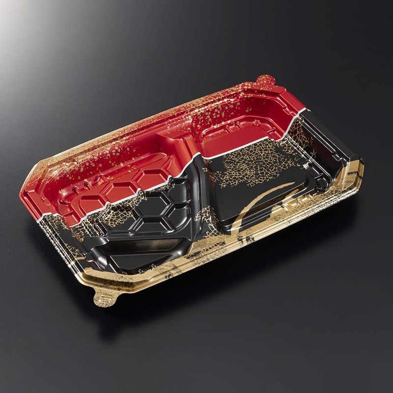 中央化学 弁当容器 CTロックス 24-16N 本体 栄華R 50枚/束(ご注文単位18束)【直送品】