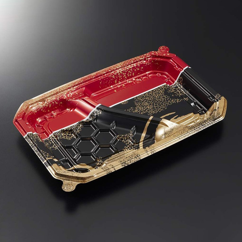 中央化学 弁当容器 CTロックス 25-17 2S 本体 栄華R 50枚/束(ご注文単位16束)【直送品】