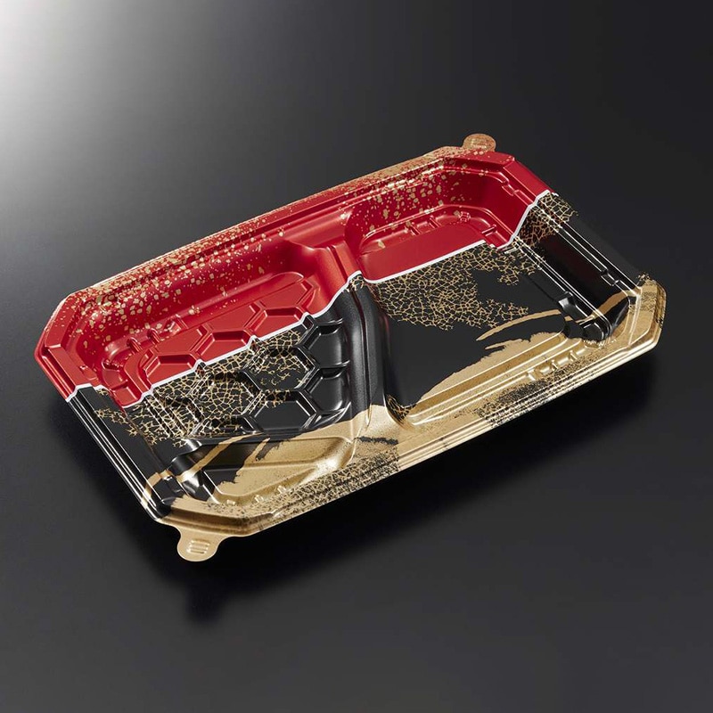 中央化学 弁当容器 CTロックス 25-17N 本体 栄華R 50枚/束(ご注文単位16束)【直送品】