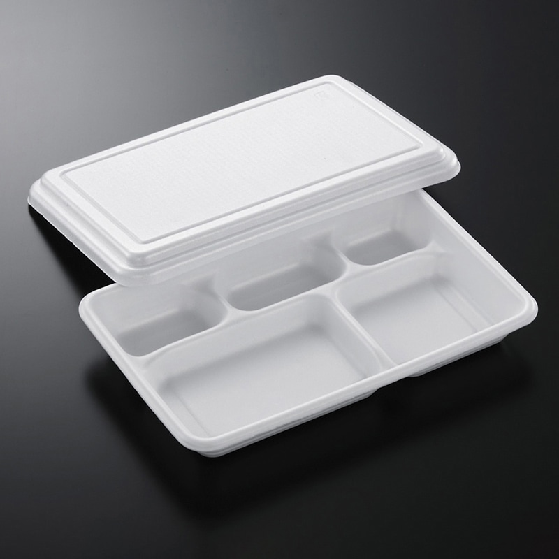 中央化学 弁当容器 街弁 共蓋セット K28-18B  50セット/袋（ご注文単位8袋）【直送品】