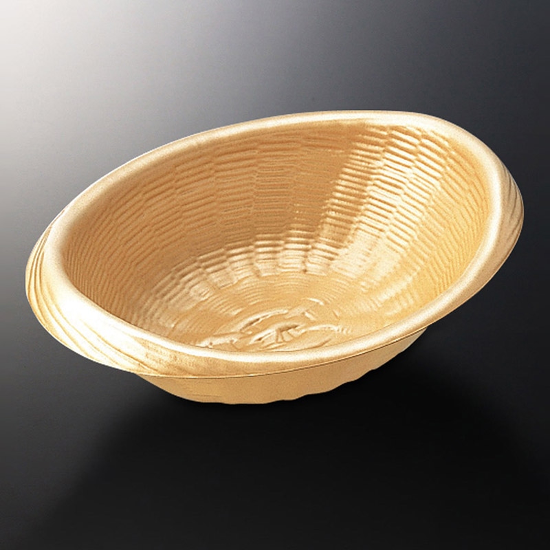 中央化学 惣菜容器 CFザル 本体 17 BR 50枚/袋(ご注文単位24袋)【直送品】