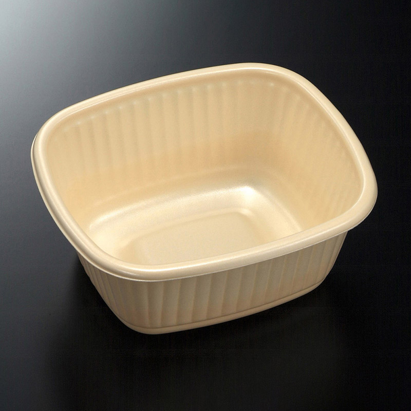 中央化学 丼容器 CF角丼 本体 IV 50枚/袋(ご注文単位18袋)【直送品】