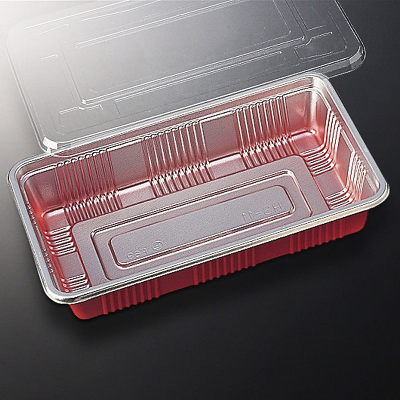 中央化学 弁当容器 HS-11 乗せ蓋セット  DX 100枚/袋（ご注文単位18袋）【直送品】