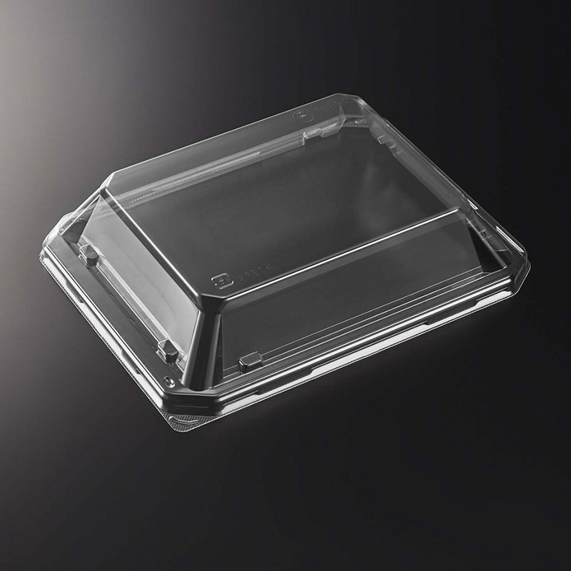 中央化学 寿司容器 HS澄板 外嵌合蓋 18-14  50枚/袋（ご注文単位16袋）【直送品】