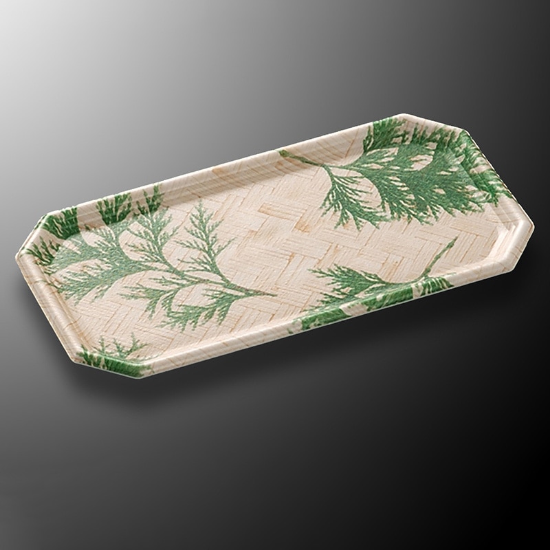 中央化学 鮮魚容器 CIトレー 25-13 ヒバ 50枚/袋(ご注文単位24袋)【直送品】