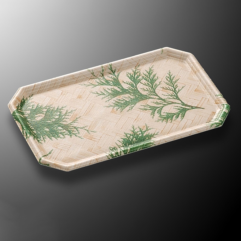 中央化学 鮮魚容器 CIトレー 25-16 ヒバ 50枚/袋(ご注文単位20袋)【直送品】