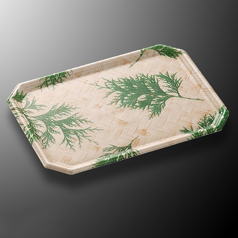 中央化学 鮮魚容器 CIトレー 25-18 ヒバ 50枚/袋(ご注文単位18袋)【直送品】