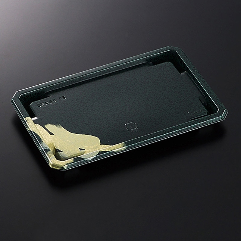 中央化学 寿司容器 CFにぎり 本体 15 桂浜-BL 50枚/袋（ご注文単位12袋）【直送品】