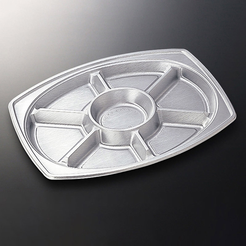 中央化学 オードブル容器 DXオードブル 本体 E小判390 DX 20枚/袋（ご注文単位10袋）【直送品】