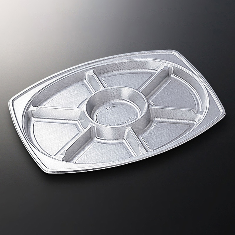 中央化学 オードブル容器 DXオードブル 本体 E小判500 DX 20枚/袋（ご注文単位5袋）【直送品】