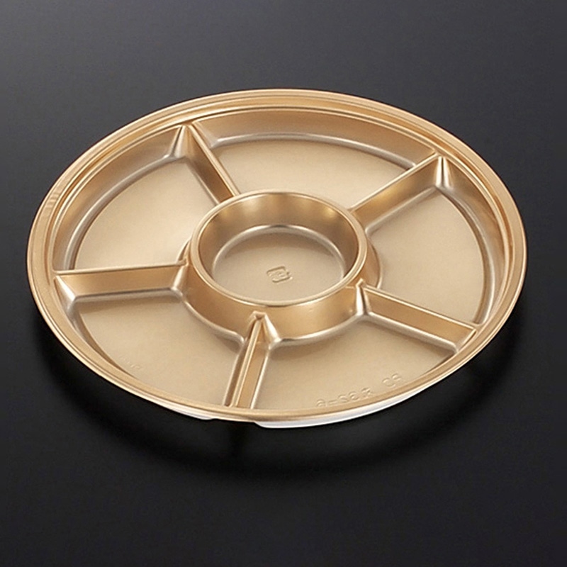 中央化学 オードブル容器 PD 本体 丸32-6 G-W 10枚/袋(ご注文単位20袋)【直送品】