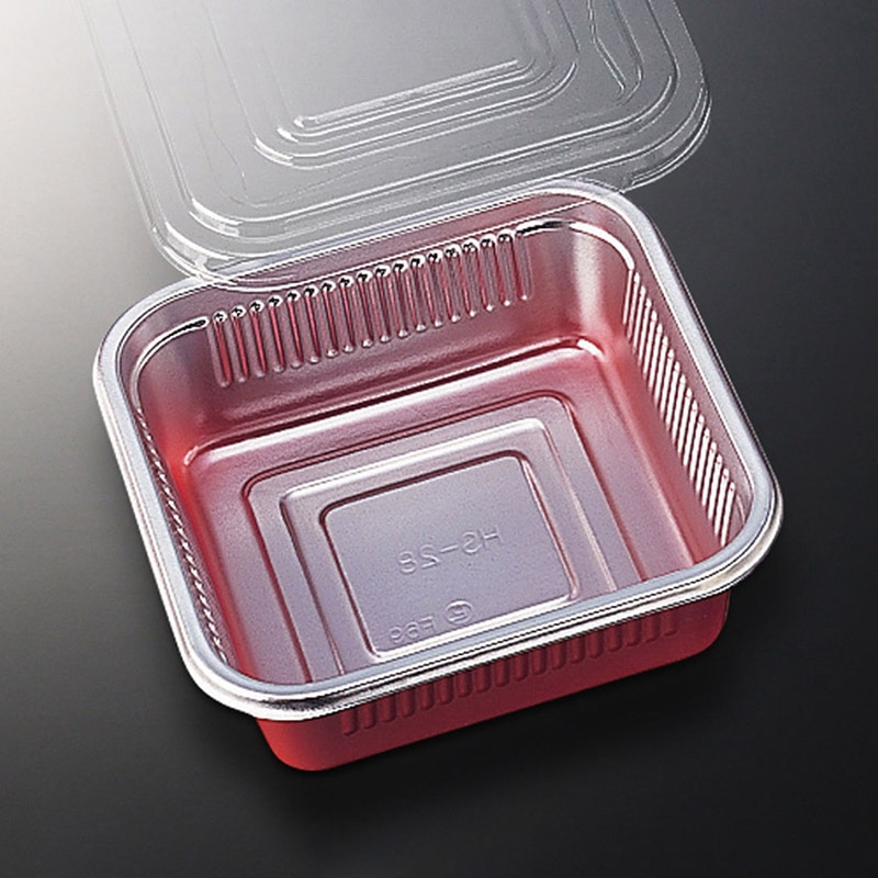 中央化学 弁当容器 HS-28 外嵌合蓋セット DX 100枚/袋(ご注文単位12袋)【直送品】