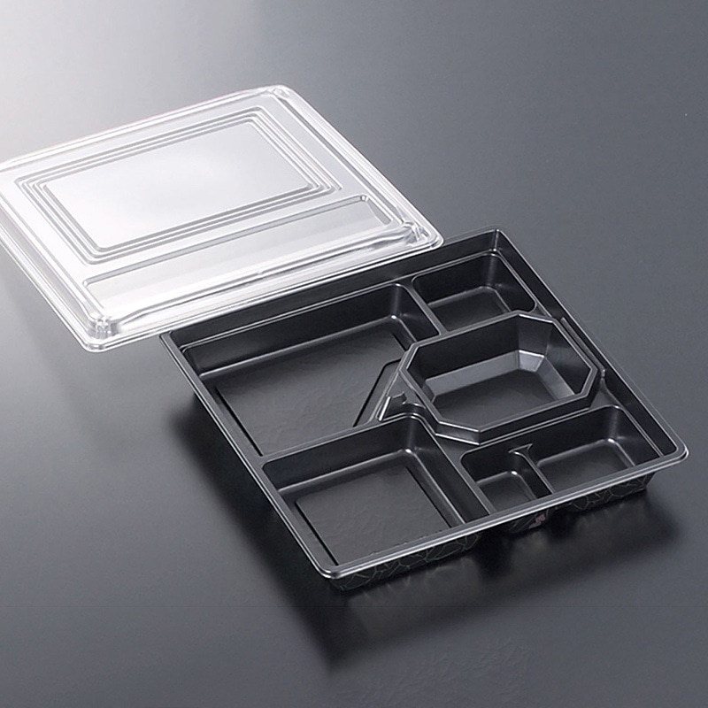 中央化学 弁当容器 HS仕切 防曇蓋セット 35 花小舞 20枚/袋(ご注文単位12袋)【直送品】