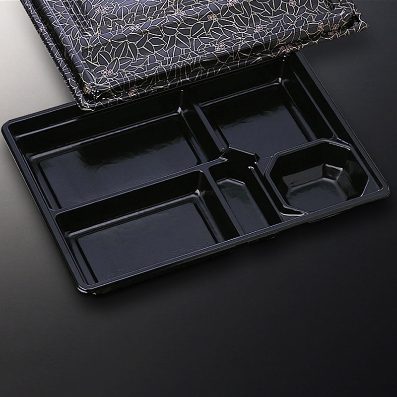 中央化学 弁当容器 HS仕切 共蓋セット 37 花小舞 20枚/袋(ご注文単位14袋)【直送品】