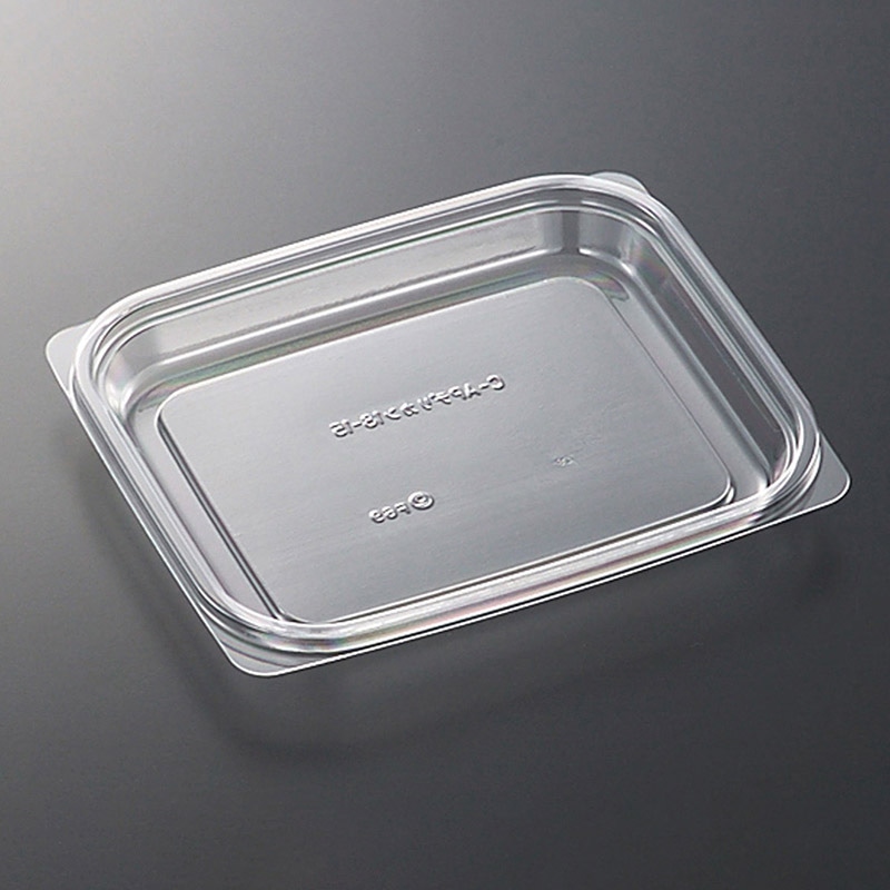 中央化学 惣菜容器 デリカン 本体 18-15 透明 50枚/袋(ご注文単位16袋)【直送品】