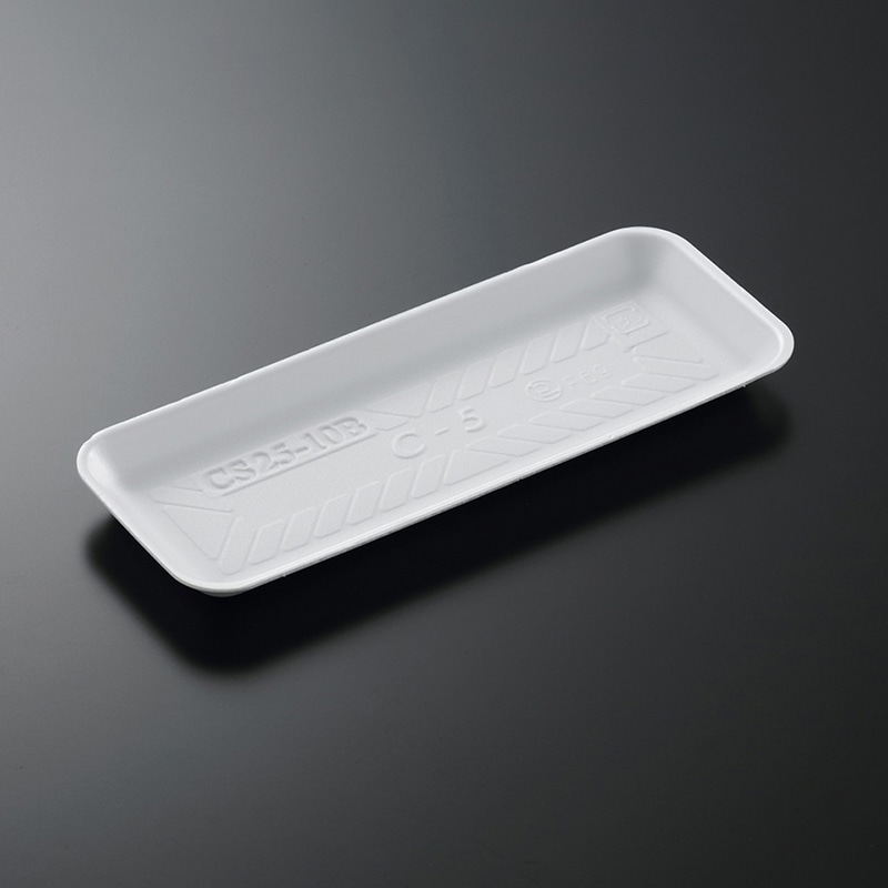 中央化学 発泡トレー容器 Cトレー CS25-10B(C-5新) 100枚/袋(ご注文単位18袋)【直送品】