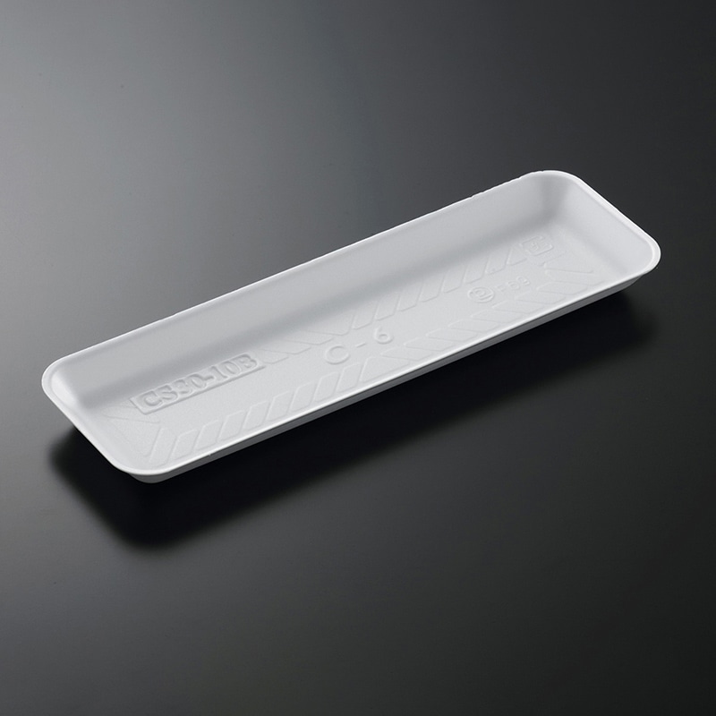 中央化学 発泡トレー容器 Cトレー CS30-10B(C-6新) 100枚/袋(ご注文単位14袋)【直送品】