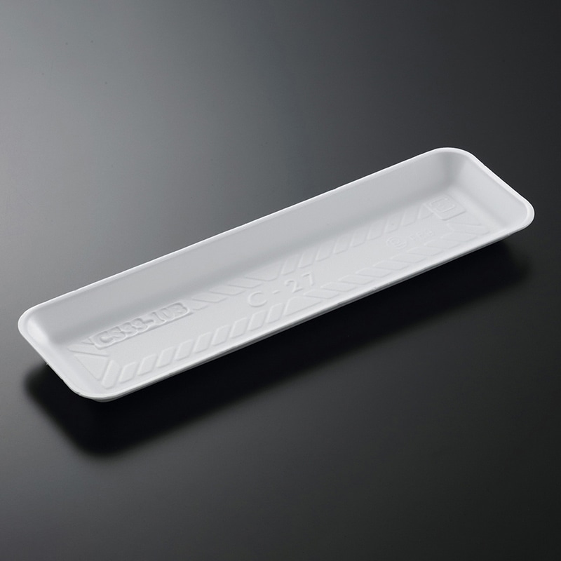 中央化学 発泡トレー容器 Cトレー CS33-10B(C-27新) 100枚/袋(ご注文単位12袋)【直送品】