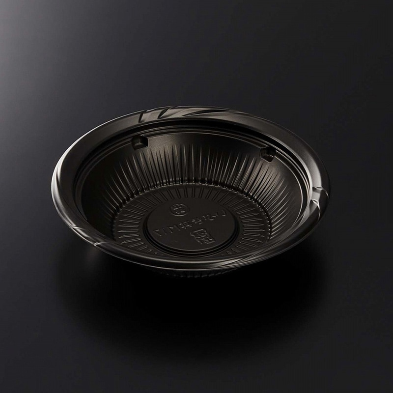 中央化学 丼容器 CTいぶき丼 本体 M17 BK 50枚/袋(ご注文単位12袋)【直送品】