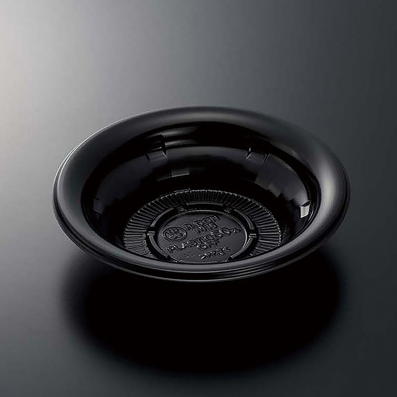 中央化学 丼容器　R-DON　本体 M16 BK　黒 50枚/袋（ご注文単位12袋）【直送品】