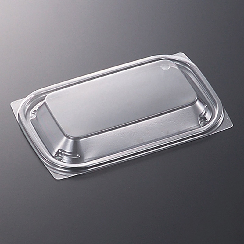 中央化学 惣菜容器 デリカン 内外嵌合蓋 18-12 A-PET 50個/袋（ご注文単位24袋）【直送品】