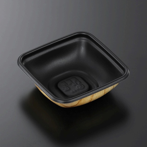 中央化学 丼容器 SD庵里丼 本体 K13 BK-輪Y 50枚/袋（ご注文単位12袋）【直送品】