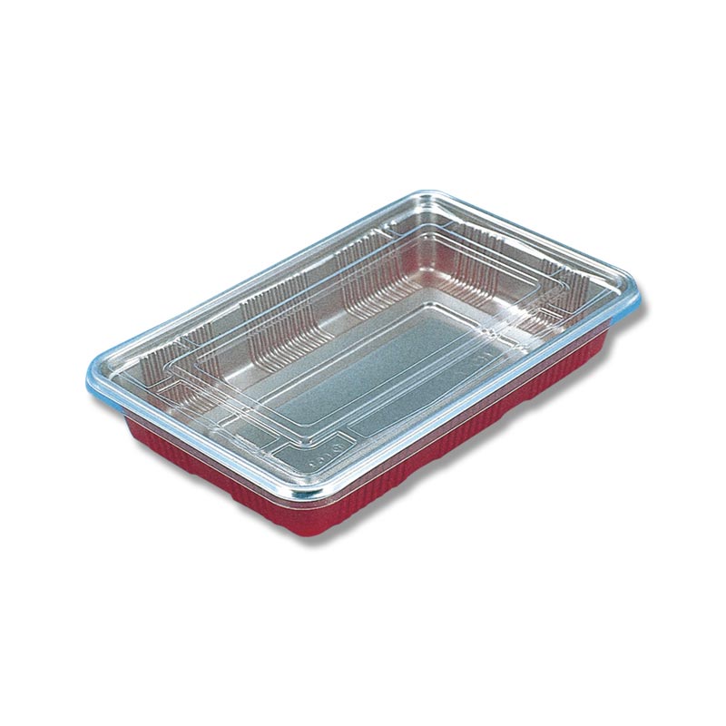 中央化学 弁当容器　防曇透明蓋セット  DXHS-6L 100枚/袋（ご注文単位14袋）【直送品】