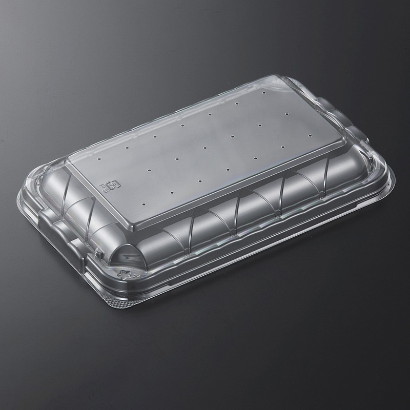 中央化学 惣菜容器 SDホットマルシェ 外嵌合浅蓋 穴明 3 穴明  50枚/袋（ご注文単位20袋）【直送品】