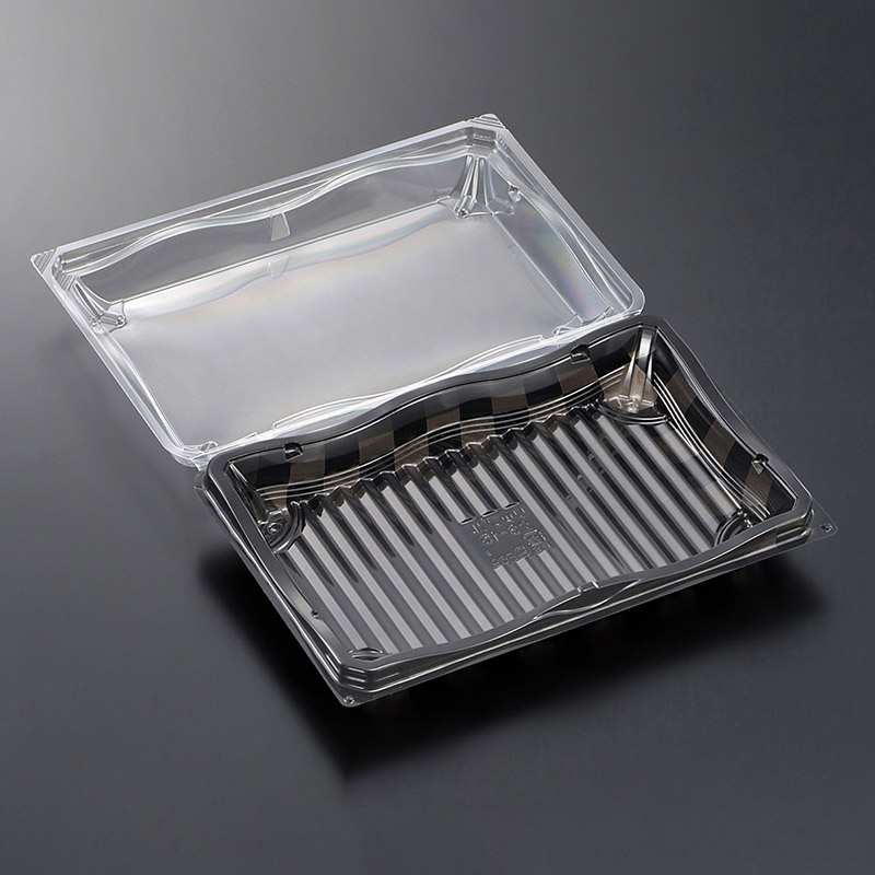 中央化学 嵌合フードパック リップル 23-15 デュークBK 50枚/袋（ご注文単位8袋）【直送品】