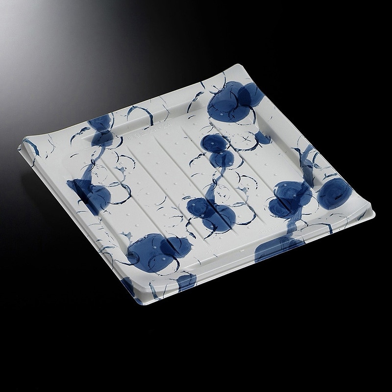 中央化学 刺身容器 CT波ね皿 本体 24-24 時雨B 50枚/袋（ご注文単位4袋）【直送品】