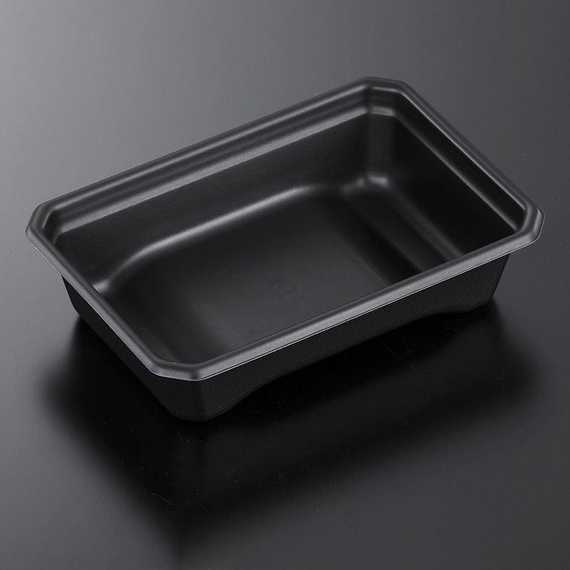 中央化学 お重容器 SD冨重 本体 K19-13 BK 50枚/袋(ご注文単位12袋)【直送品】