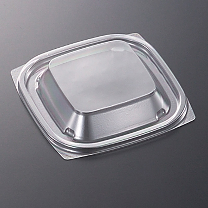 中央化学 惣菜容器 デリカン 内外嵌合蓋 12-12 OPS 50枚/袋(ご注文単位32袋)【直送品】