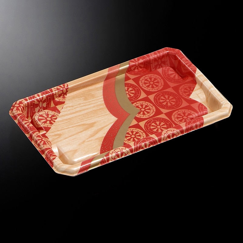 中央化学 寿司容器 CFにぎり 本体 L8 市輪R 50枚/袋(ご注文単位16袋)【直送品】