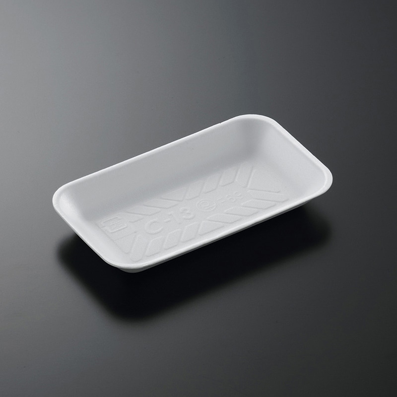 中央化学 発泡トレー容器 Cトレー C-13新(L)  100枚/袋（ご注文単位24袋）【直送品】