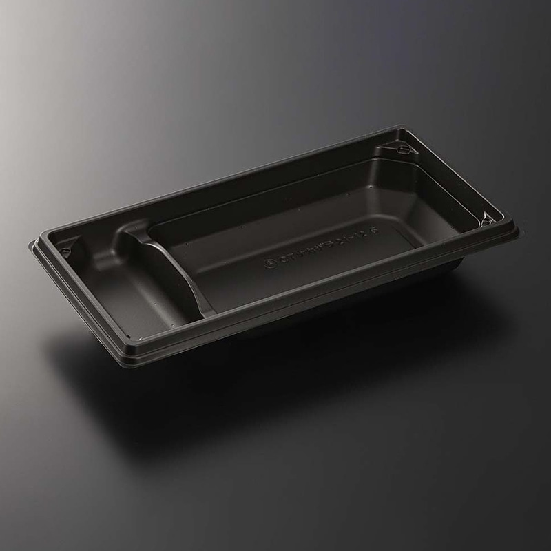 中央化学 丼容器 CF合わせ箱 CT中皿 21-12S BK 50枚/袋(ご注文単位16袋)【直送品】