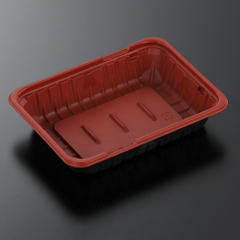 中央化学 お重容器 CTガチ重 本体 IK18-13 R-BS 50枚/袋(ご注文単位24袋)【直送品】