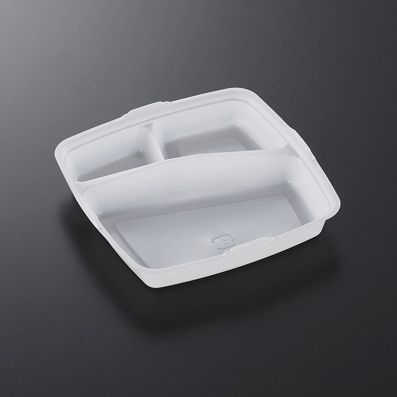 中央化学 弁当容器 CFランチBOX 中仕切 ランチBOX-1 50枚/袋(ご注文単位16袋)【直送品】