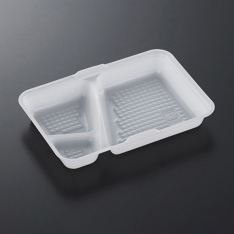 中央化学 弁当容器 CFランチBOX 中仕切 ランチBOX-2 50枚/袋(ご注文単位16袋)【直送品】