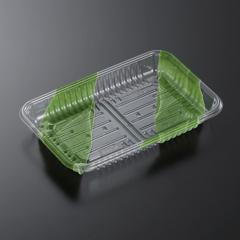 中央化学 汎用トレー CSRトレー CSR・N 20-13E 笹流し 100枚/袋（ご注文単位16袋）【直送品】