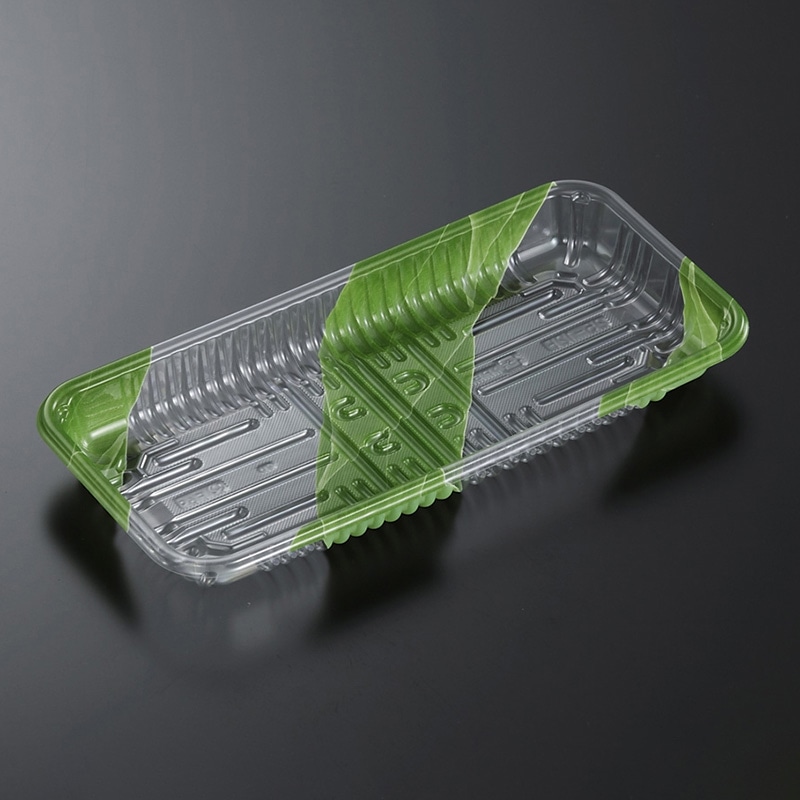 中央化学 汎用トレー CSRトレー CSR・N 25-12E 笹流し 100枚/袋（ご注文単位16袋）【直送品】