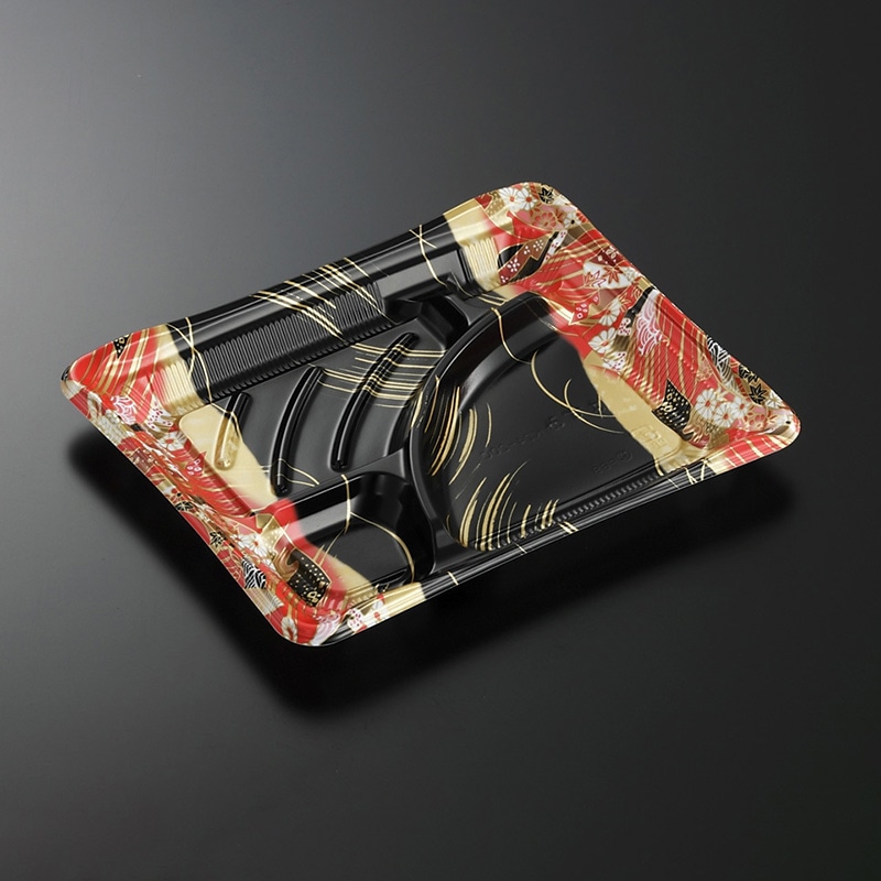 中央化学 弁当容器 CTはずみ 本体 K24-20C 結R 50枚/袋(ご注文単位12袋)【直送品】