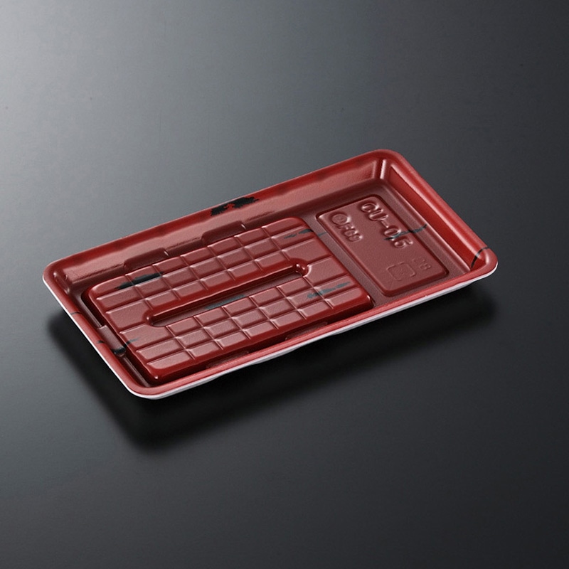 中央化学 鮮魚トレー CU-0.5L  あけぼの 50枚/袋（ご注文単位30袋）【直送品】