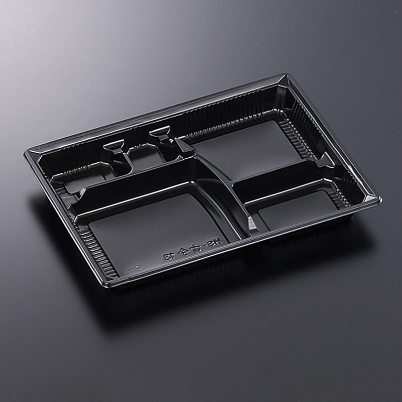 中央化学 弁当容器 HS古今 本体 L-13 BK 50枚/袋（ご注文単位12袋）【直送品】