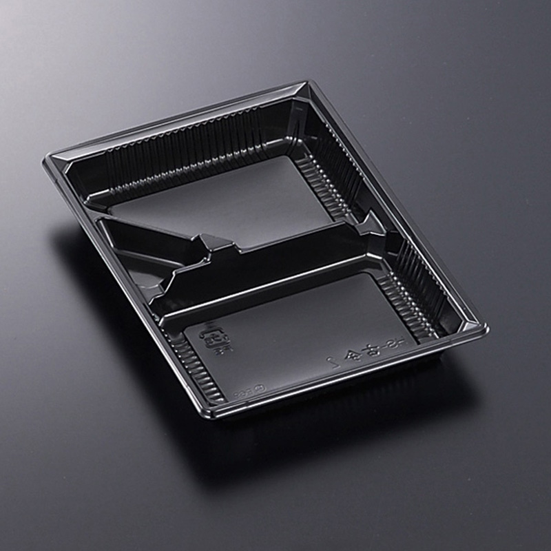 中央化学 弁当容器 HS古今 本体 L-2 BK 50枚/袋（ご注文単位12袋）【直送品】